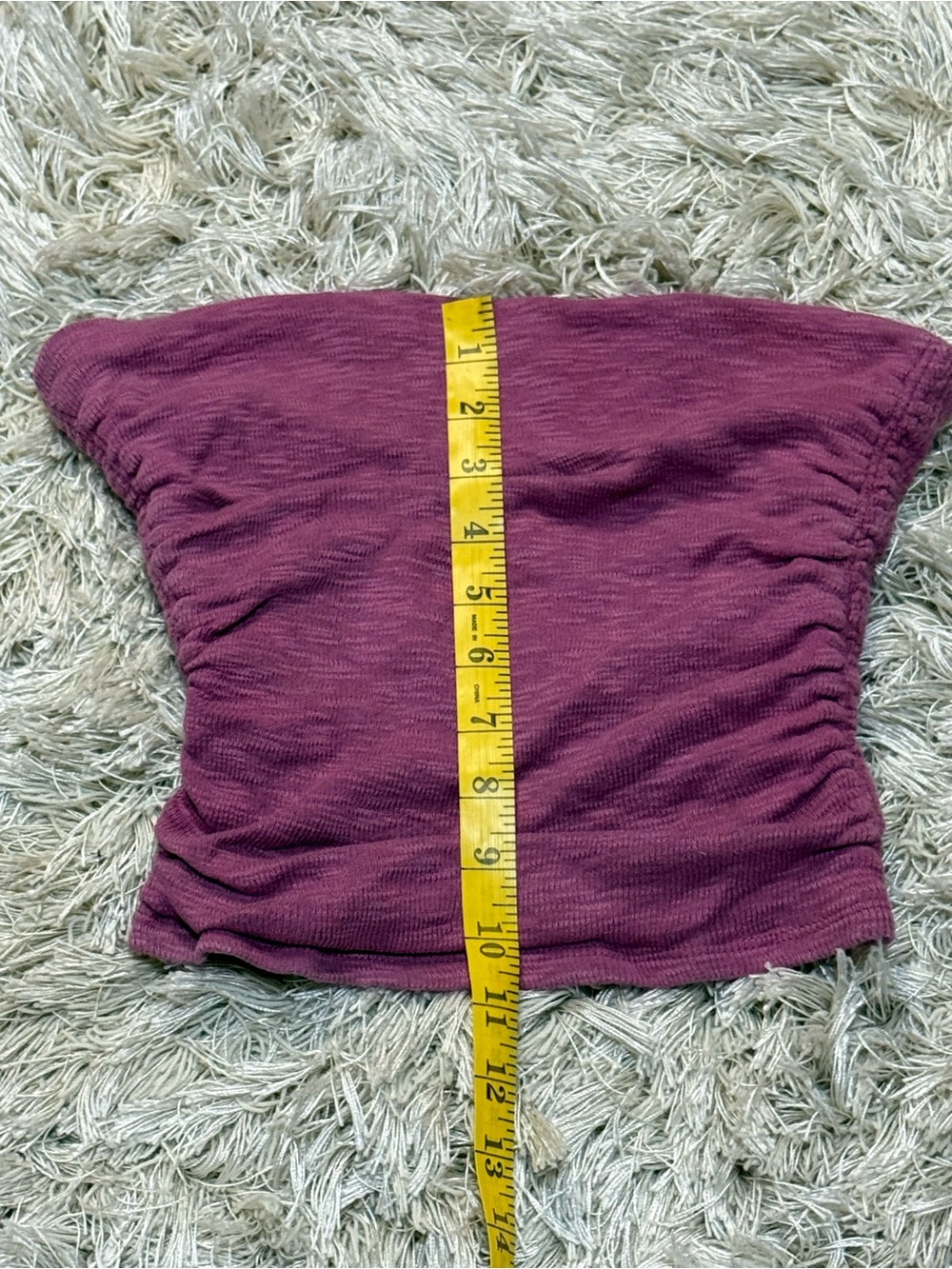 Free People Tube Top Fuchsia Strapless Crop Top XS/S - Picture 9 of 16